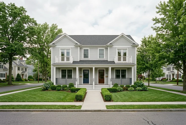 Rental duplex financed with a DSCR loan